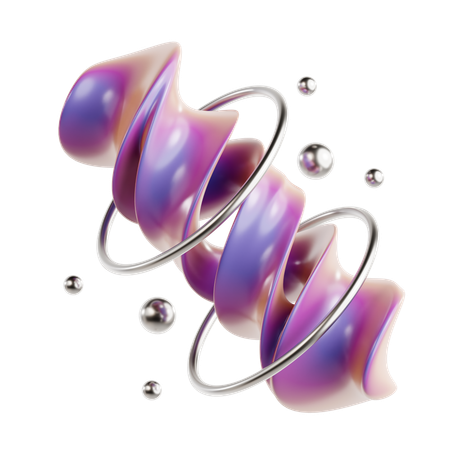 Torus Abstract Shape  3D Icon