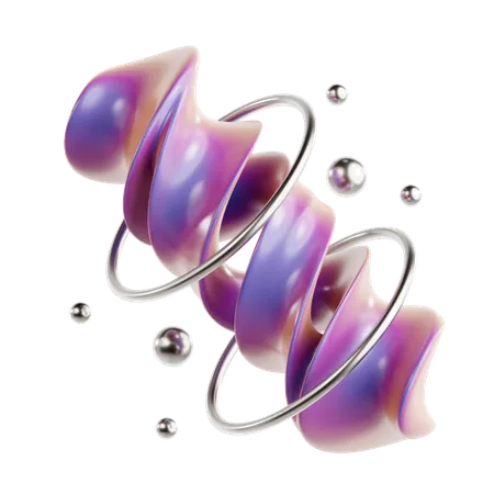 Torus Abstract Shape  3D Icon