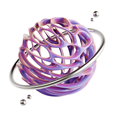 Torus Abstract Shape  3D Icon