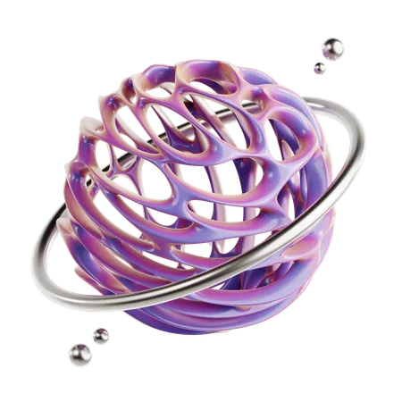 Torus Abstract Shape  3D Icon