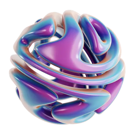 Torus Abstract Shape  3D Icon