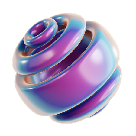 Torus Abstract Shape  3D Icon