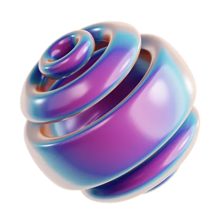 Torus Abstract Shape  3D Icon