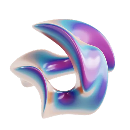 Torus Abstract Shape  3D Icon