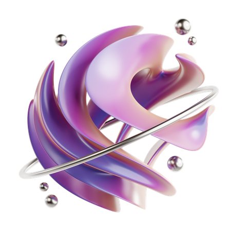 Torus Abstract Shape  3D Icon