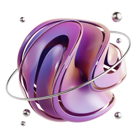 Torus Abstract Shape  3D Icon