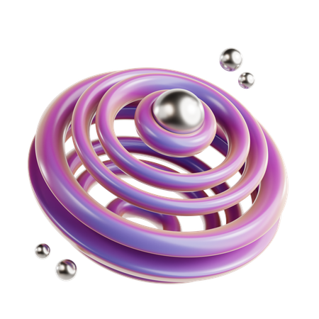 Torus Abstract Shape  3D Icon