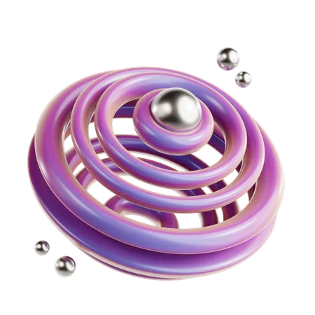 Torus Abstract Shape  3D Icon