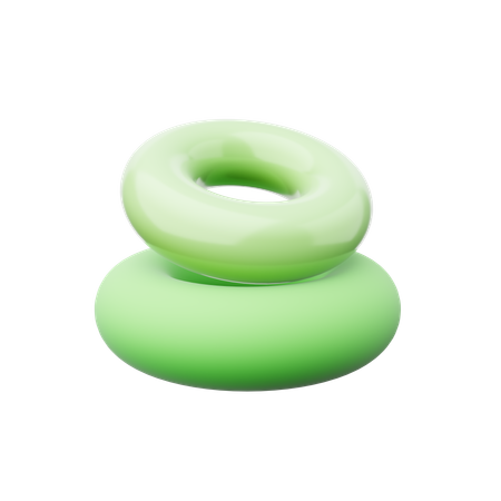 Torus Abstract Shape  3D Icon