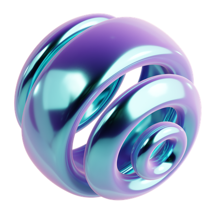 Torus Abstract Shape  3D Icon