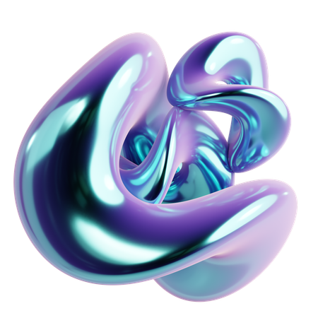 Torus abstrakte Form  3D Icon