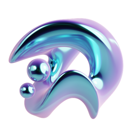 Torus abstrakte Form  3D Icon