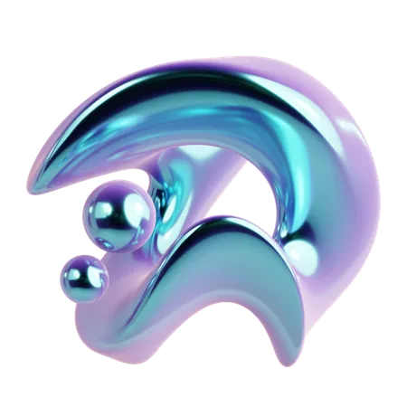 Torus abstrakte Form  3D Icon