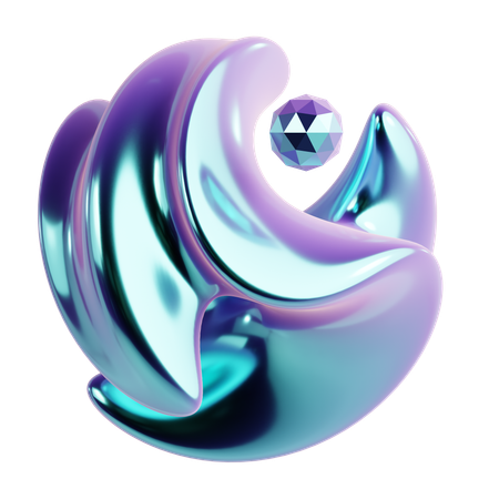 Torus abstrakte Form  3D Icon