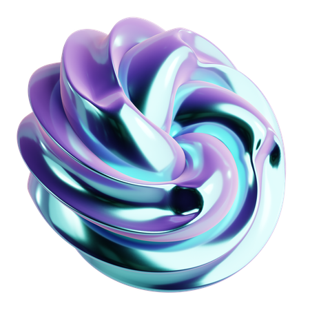 Torus abstrakte Form  3D Icon