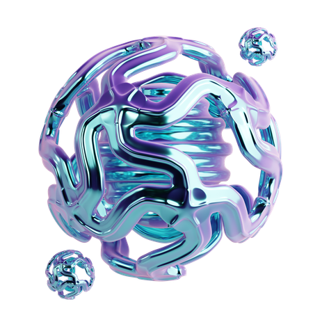 Torus abstrakte Form  3D Icon