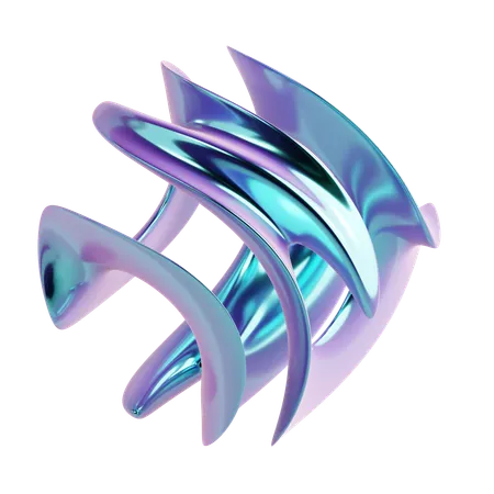 Torus abstrakte Form  3D Icon