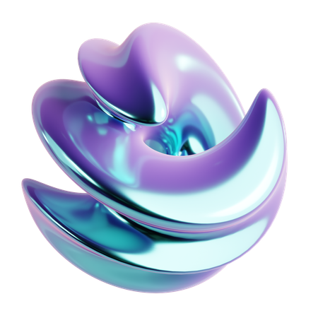 Torus abstrakte Form  3D Icon