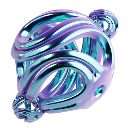 Torus abstrakte Form  3D Icon