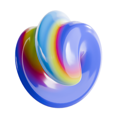 Torus abstrakte Form  3D Icon