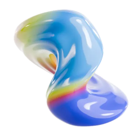 Torus abstrakte Form  3D Icon