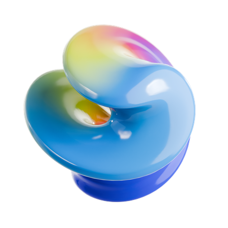 Torus abstrakte Form  3D Icon