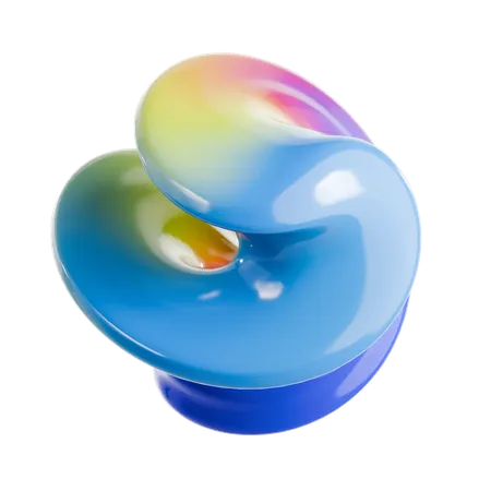 Torus abstrakte Form  3D Icon