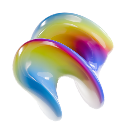 Torus abstrakte Form  3D Icon