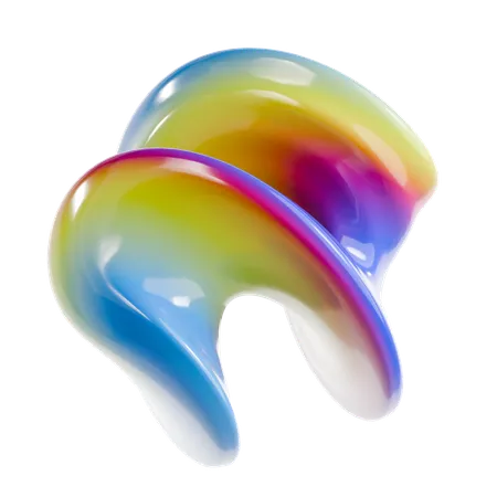 Torus abstrakte Form  3D Icon