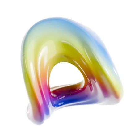 Torus abstrakte Form  3D Icon