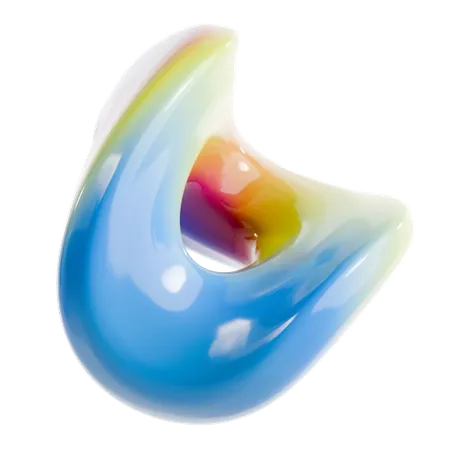 Torus abstrakte Form  3D Icon