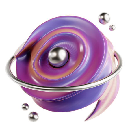 Torus abstrakte Form  3D Icon