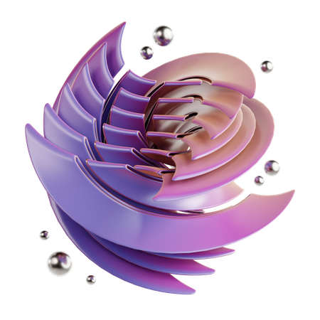 Torus abstrakte Form  3D Icon