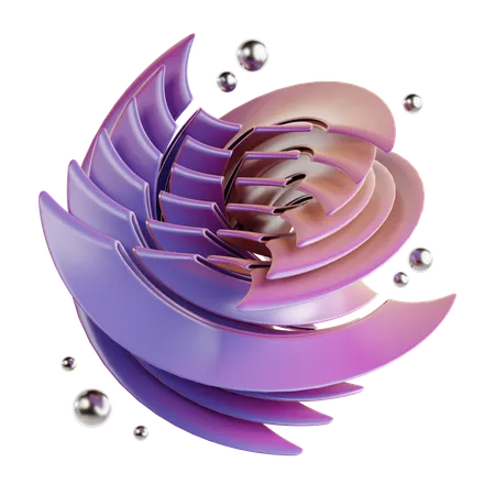 Torus abstrakte Form  3D Icon