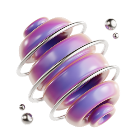 Torus abstrakte Form  3D Icon