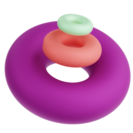 Torus abstrakte Form  3D Icon
