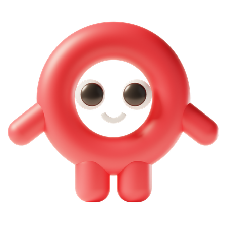 Torus character  3D Icon