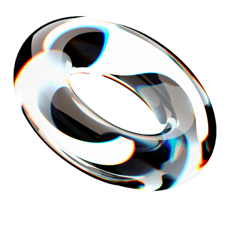 Torus Glass Spectrum  3D Icon