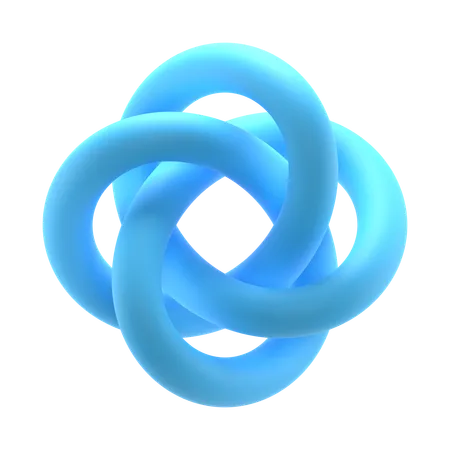 Torus Knot  3D Icon