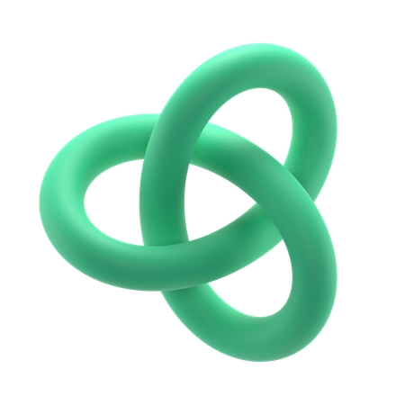 Torus Knot  3D Icon