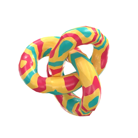 Torus Knot  3D Illustration