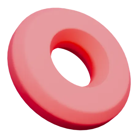 Torus Shape  3D Icon