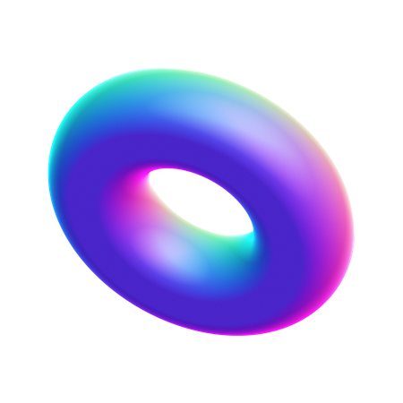 Torus Shape  3D Icon