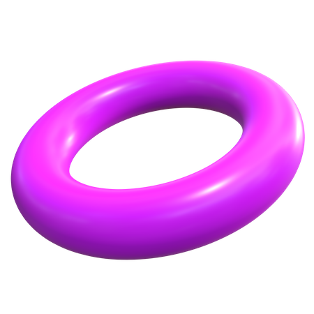 Torus Shape  3D Icon