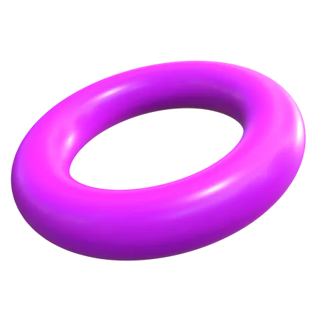 Torus Shape  3D Icon