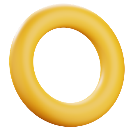 Torus Shape  3D Icon