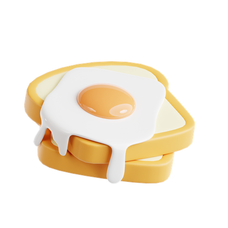 Tostada francesa  3D Icon