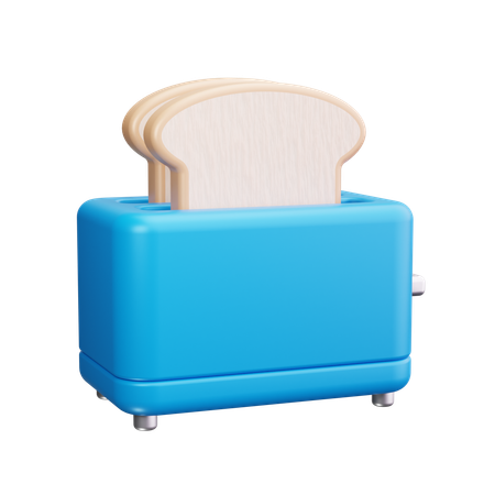 Tostadora de pan  3D Icon