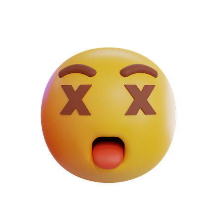 Toter Emoji  3D Icon