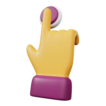 Touch  3D Icon